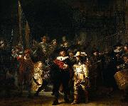 REMBRANDT Harmenszoon van Rijn The Night Watch or The Militia Company of Captain Frans Banning Cocq painting